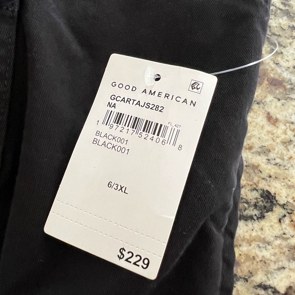 Good American Lace-Up Utility Twill Jumpsuit - Picture 13 of 14